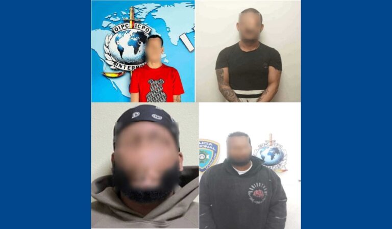 INTERPOL captura a cuatro personas requeridas por la justicia nacional e internacional