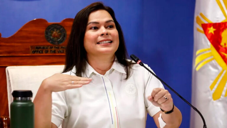 Vicepresidenta de Filipinas amenaza públicamente con asesinar al presidente