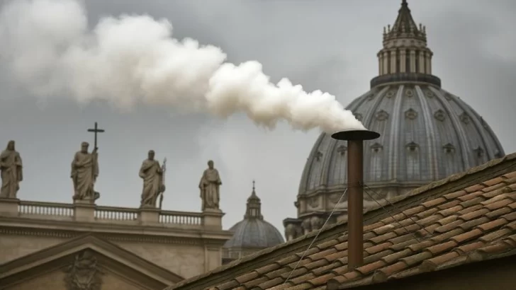 ¡Habemus papam! La fumata es blanca en la Capilla Sitxina