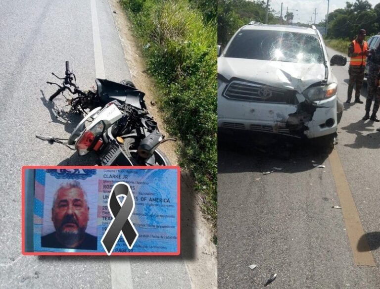 Ciudadano estadounidense fallece en accidente de tránsito en Cabarete, Puerto Plata